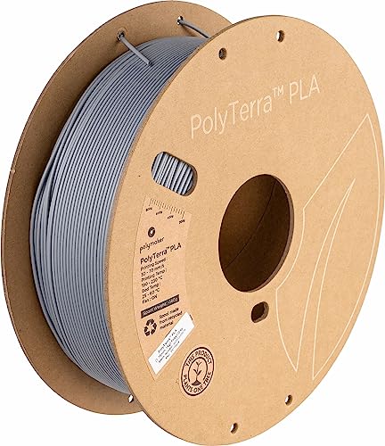 Polymaker PolyTerra PLA Fossil Grey 1.75mm 1kg