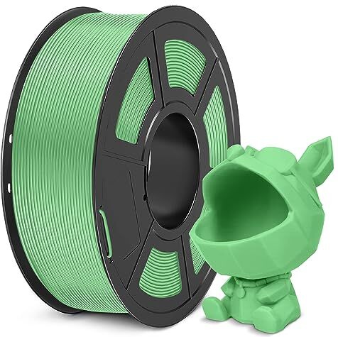 SUNLU Filamento Meta PLA 1.75 mm, Alta Tenacità, Migliore Liquidità Filamento PLA per Una Stampa 3D Più Veloce, Precisione Dimensionale +/- 0.02 mm, 1KG Verde mela