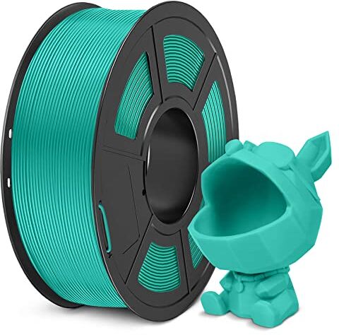 SUNLU Filamento Meta PLA 1,75 mm, Alta Tenacità, Migliore Liquidità Filamento PLA per Una Stampa 3D Più Veloce, Precisione Dimensionale +/- 0,02 mm, 1KG Verde