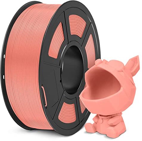 SUNLU Filamento Meta PLA 1,75 mm, Alta Tenacità, Migliore Liquidità Filamento PLA per Una Stampa 3D Più Veloce, Precisione Dimensionale +/- 0,02 mm, 1KG Nero