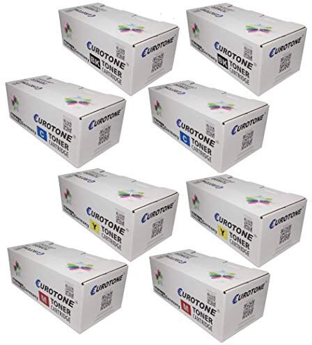 8x Eurotone Toner per Xerox Workcentre 7228 7235 7245 7328 7335 7345 7346 wie 006R01175-006R01178 Set