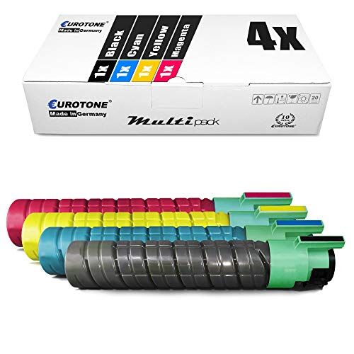 Eurotone 4x  Toner per Ricoh SP C411dn CL4000 CL4000hdn C420 CL4000dn C410dn C420dn sostituisce 888280-888283 TYPE245 Set