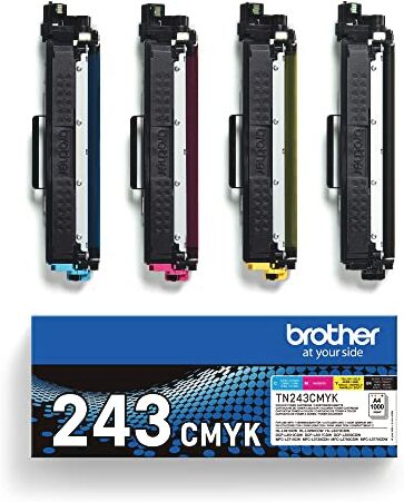 Brother Toner-Multipack 4 Toner Originali, 1.000 Pagine, Nero/Giallo/Magenta/Ciano