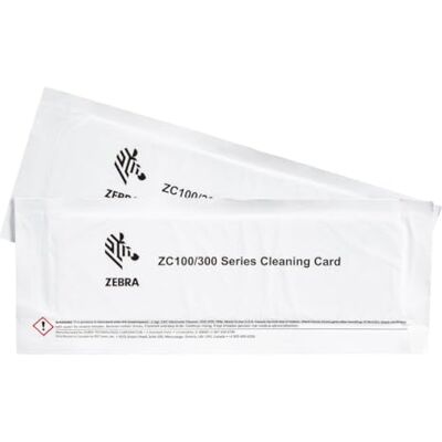 Zebra Technologies Zebra Cleaning Card Kit (Improved) ZC100/300 2 Cards, W126100034 (ZC100/300 2 Cards) Zebra Technologies Zebra Cleaning Card Kit (Improved) ZC100/300 2 Cards, W126100034 (ZC100/300 2 Cards)