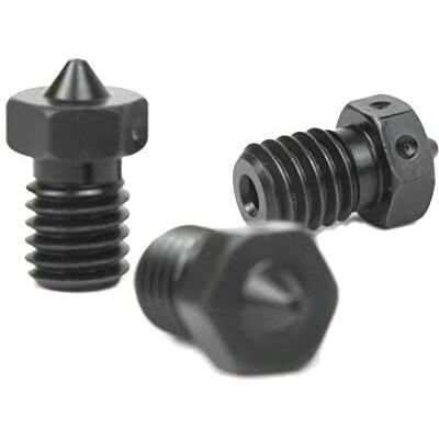 E3D Genuine Hardened Steel Nozzle 0.4mm, 0.6mm Triple Pack for V6 HotEnd 3D Printer (1.75mm, 0.6mm) E3D Genuine Hardened Steel Nozzle 0.4mm, 0.6mm Triple Pack for V6 HotEnd 3D Printer (1.75mm, 0.6mm)