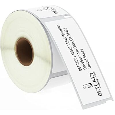 BETCKEY 1 Rotolo 99012 Etichette Compatibile con DYMO S0722400, 36mm x 89mm, 260 Etichette per Indirizzi Grandi Utilizzo per LabelWriter 450 4XL NON per 550 o 5XL BETCKEY 1 Rotolo 99012 Etichette Compatibile con DYMO S0722400, 36mm x 89mm, 260 Etichette per Indirizzi Grandi Utilizzo per LabelWriter 450 4XL NON per 550 o 5XL