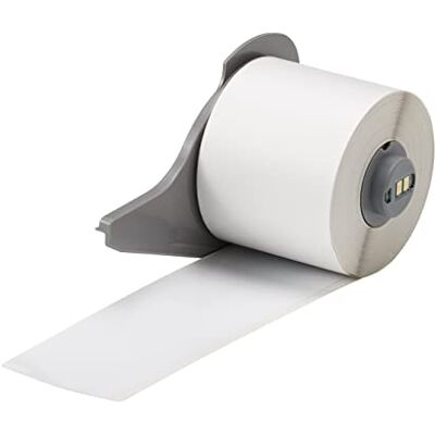 Brady Nastro adesivo permanente in vinile per tutte le condizioni atmosferiche per stampanti M710 e BMP71-5,1 cm x 150 m, bianco M7C-2000-595-WT Brady Nastro adesivo permanente in vinile per tutte le condizioni atmosferiche per stampanti M710 e BMP71-5,1 cm x 150 m, bianco M7C-2000-595-WT