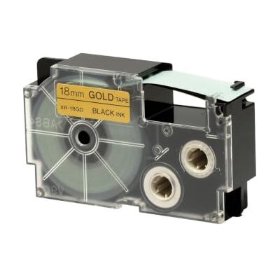 Casio XR-Europe 18GD1 nastro nero oro 18 mm (Import Germania) Casio XR-Europe 18GD1 nastro nero oro 18 mm (Import Germania)