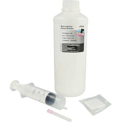 vhbw inchiostro compatibile con HP stampante nero dye 1000ml vhbw inchiostro compatibile con HP stampante nero dye 1000ml