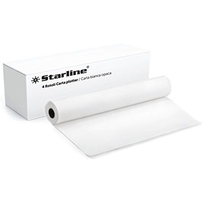 Starline STL2533 Carta Plotter, confezione 4 pezzi Starline STL2533 Carta Plotter, confezione 4 pezzi