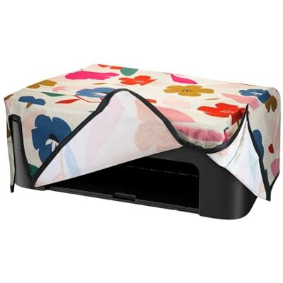 kwmobile Copertina Antipolvere Compatibile con Canon Pixma TS3350 / MG7750 Serie Copri Stampante in Lino Copertura Protettiva Fiori Colorati kwmobile Copertina Antipolvere Compatibile con Canon Pixma TS3350 / MG7750 Serie Copri Stampante in Lino Copertura Protettiva Fiori Colorati