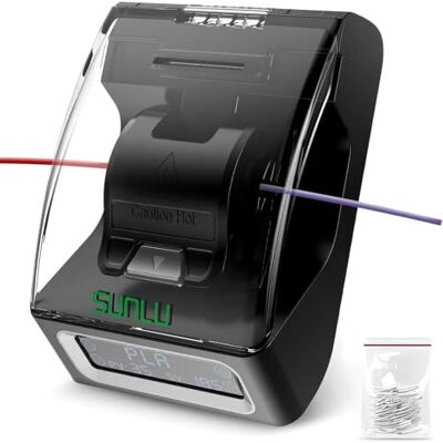 sainsmart Connettore per filamento, giuntatrice per filamenti con 200 manicotti in PTFE per filamento stampante 3D, 1,75 mm, riscaldamento rapido fino a 240 °C sainsmart Connettore per filamento, giuntatrice per filamenti con 200 manicotti in PTFE per filamento stampante 3D, 1,75 mm, riscaldamento rapido fino a 240 °C