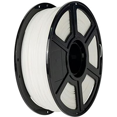 FLASHFORGE ABS PRO Filamento per stampante 3D, filamenti tenaci e resistenti al calore, bobina da 1 kg (2,2 libbre), precisione dimensionale +/- 0,02 mm, filamento ABS forte e durevole (Trasparente) FLASHFORGE ABS PRO Filamento per stampante 3D, filamenti tenaci e resistenti al calore, bobina da 1 kg (2,2 libbre), precisione dimensionale +/- 0,02 mm, filamento ABS forte e durevole (Trasparente)