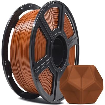 FLASHFORGE Filamento per stampante 3D, filamento PLA PRO 1,75 mm, bobina da 1 kg, precisione di misurazione +/- 0,02 mm per stampante 3D FDM, migliore resistenza e nessun nodo (Marrone) FLASHFORGE Filamento per stampante 3D, filamento PLA PRO 1,75 mm, bobina da 1 kg, precisione di misurazione +/- 0,02 mm per stampante 3D FDM, migliore resistenza e nessun nodo (Marrone)
