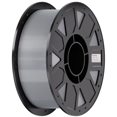 Creality Ender PETG 3D Printer Filament 1.75 mm 1 kg (2.2 lbs), High Precision, High Toughness, Odorless, Better Flowability, Moisture-Resistant 3D Printing Ender PETG Filament, Grey Creality Ender PETG 3D Printer Filament 1.75 mm 1 kg (2.2 lbs), High Precision, High Toughness, Odorless, Better Flowability, Moisture-Resistant 3D Printing Ender PETG Filament, Grey
