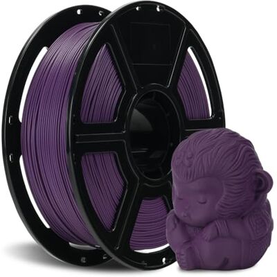 FLASHFORGE Filamento PLA in Fibra di Carbonio 1,75mm, Filamento per Stampante 3D PLA Rinforzato con Fibra di Carbonio, Bobina da 1kg Precisione dimensionale +/- 0,02mm, Alta Resistenza all'abrasione FLASHFORGE Filamento PLA in Fibra di Carbonio 1,75mm, Filamento per Stampante 3D PLA Rinforzato con Fibra di Carbonio, Bobina da 1kg Precisione dimensionale +/- 0,02mm, Alta Resistenza all'abrasione