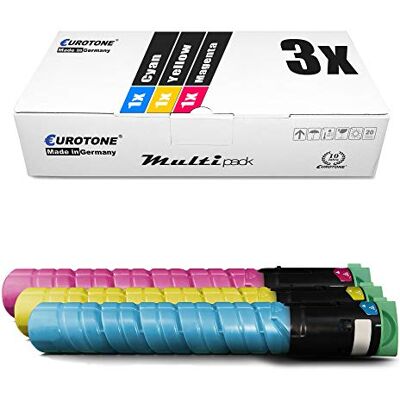 Eurotone 3x Toner per Ricoh MP C2550spf C2551AD C2051 C2050 C2051AD C2550csp sostituisce 842062-842064 TYPE-MPC2551 TYPEMPC2551 Colore Eurotone 3x Toner per Ricoh MP C2550spf C2551AD C2051 C2050 C2051AD C2550csp sostituisce 842062-842064 TYPE-MPC2551 TYPEMPC2551 Colore