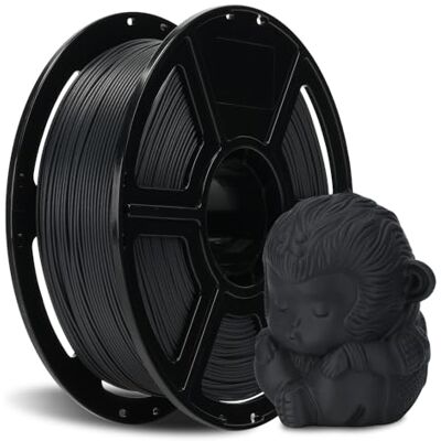 FLASHFORGE Filamento PLA in Fibra di Carbonio 1,75mm, Filamento per Stampante 3D PLA Rinforzato con Fibra di Carbonio, Bobina da 1kg Precisione dimensionale +/- 0,02mm, Alta Resistenza all'abrasione FLASHFORGE Filamento PLA in Fibra di Carbonio 1,75mm, Filamento per Stampante 3D PLA Rinforzato con Fibra di Carbonio, Bobina da 1kg Precisione dimensionale +/- 0,02mm, Alta Resistenza all'abrasione