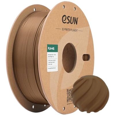 eSUN PLA+ Filamento 1,75 mm, PLA+HS Filamento 1kg Marrone Migliore tenacità e precisione +/- 0,03 mm. Più resistente del PLA standard. Ottima adesione per stampante 3D. eSUN PLA+ Filamento 1,75 mm, PLA+HS Filamento 1kg Marrone Migliore tenacità e precisione +/- 0,03 mm. Più resistente del PLA standard. Ottima adesione per stampante 3D.