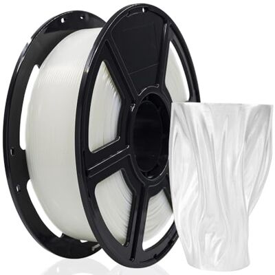 FLASHFORGE Filamento per stampante 3D, filamento PLA PRO da 1,75 mm, bobina da 1 kg (1 kg), precisione dimensionale +/- 0,02 mm per stampanti 3D FDM, migliore tenacità e senza nodi (trasparente) FLASHFORGE Filamento per stampante 3D, filamento PLA PRO da 1,75 mm, bobina da 1 kg (1 kg), precisione dimensionale +/- 0,02 mm per stampanti 3D FDM, migliore tenacità e senza nodi (trasparente)