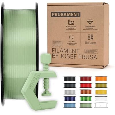 Prusament PETG Filamento Stampante 3D Pistachio Green 1,75 mm 1 kg Alta precisione ±0,02 mm Basso stringing Ottima adesione strati Senza grovigli Per principianti e professionisti Prusament PETG Filamento Stampante 3D Pistachio Green 1,75 mm 1 kg Alta precisione ±0,02 mm Basso stringing Ottima adesione strati Senza grovigli Per principianti e professionisti