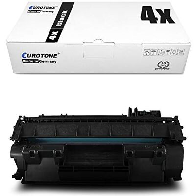Eurotone 4x compatibile Toner per HP LaserJet Pro 400 M 401 a dw d dne dn n sostituisce CF280X 80X Eurotone 4x compatibile Toner per HP LaserJet Pro 400 M 401 a dw d dne dn n sostituisce CF280X 80X