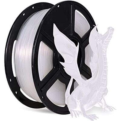 FLASHFORGE Filamento per stampa 3D PLA 1,75 mm 1 kg/rotolo per serie Creator (naturale) trasparente, 29919 FLASHFORGE Filamento per stampa 3D PLA 1,75 mm 1 kg/rotolo per serie Creator (naturale) trasparente, 29919
