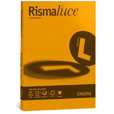 Favini 042203 Risma Luce da 125 Fogli A4, Arancio, 200 Gr Favini 042203 Risma Luce da 125 Fogli A4, Arancio, 200 Gr