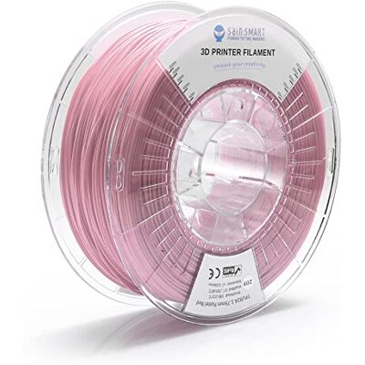 sainsmart TPU 1,75 mm 92A Flessibile TPU 3D Filamento, Precisione Dimensionale +/- 0,04 mm, 1 KG, Rosa pastello sainsmart TPU 1,75 mm 92A Flessibile TPU 3D Filamento, Precisione Dimensionale +/- 0,04 mm, 1 KG, Rosa pastello