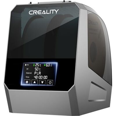 Creality Essiccatore a filamento Space PI ufficiale Plus, scatola per asciugatrice a filamento per stampante 3D con riscaldamento a 360°, 2 rotoli di deumidificatore a filamento aggiornato per 1,75 mm Creality Essiccatore a filamento Space PI ufficiale Plus, scatola per asciugatrice a filamento per stampante 3D con riscaldamento a 360°, 2 rotoli di deumidificatore a filamento aggiornato per 1,75 mm