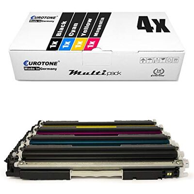 Eurotone 4x compatibile Toner per HP TopShot LaserJet Pro M 275 a s t u nw sostituisce CE310A-13A 126A Eurotone 4x compatibile Toner per HP TopShot LaserJet Pro M 275 a s t u nw sostituisce CE310A-13A 126A
