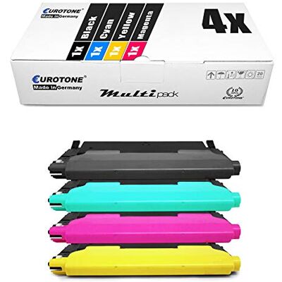 Eurotone 4x Toner per Samsung CLX 3170 3175 FW FN N sostituisce CLT-P4092C tutti i colori Eurotone 4x Toner per Samsung CLX 3170 3175 FW FN N sostituisce CLT-P4092C tutti i colori