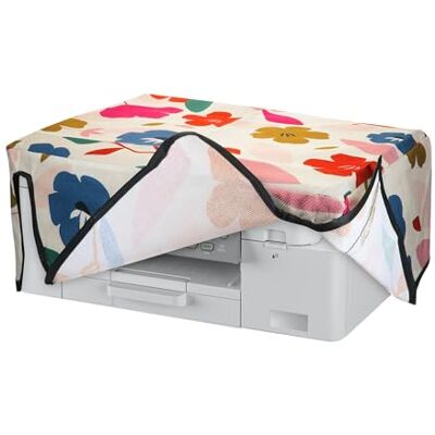 kwmobile Copertina Antipolvere Compatibile con Brother MFC-J4335DW Copri Stampante in Lino Copertura Protettiva Fiori Colorati kwmobile Copertina Antipolvere Compatibile con Brother MFC-J4335DW Copri Stampante in Lino Copertura Protettiva Fiori Colorati