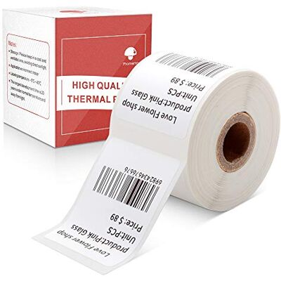 Phomemo M110/M120/M200/M220/M221 Etichetta multiuso autoadesiva quadrata per stampante, 30 x 40 mm, rotolo da 230 etichette Phomemo M110/M120/M200/M220/M221 Etichetta multiuso autoadesiva quadrata per stampante, 30 x 40 mm, rotolo da 230 etichette