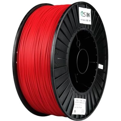 eSUN Filamento PLA+ 1.75mm, Filamento per Stampante 3D PLA Plus, Precisione Dimensionale +/- 0.03mm, Bobina da 3kg (6.6 libbre) Filamento per Stampa 3D per Stampanti 3D, Rosso Fuoco eSUN Filamento PLA+ 1.75mm, Filamento per Stampante 3D PLA Plus, Precisione Dimensionale +/- 0.03mm, Bobina da 3kg (6.6 libbre) Filamento per Stampa 3D per Stampanti 3D, Rosso Fuoco
