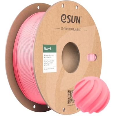 eSUN PLA+ Filamento 1,75 mm, PLA+HS Filamento 1kg Rosa Migliore tenacità e precisione +/- 0,03 mm. Più resistente del PLA standard. Ottima adesione per stampante 3D. eSUN PLA+ Filamento 1,75 mm, PLA+HS Filamento 1kg Rosa Migliore tenacità e precisione +/- 0,03 mm. Più resistente del PLA standard. Ottima adesione per stampante 3D.