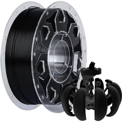 Creality Filamento PLA CR 1,75 mm, Bobina da 1,0kg per Stampante 3D, Precisione di Misurazione ± 0,03 mm, Adatto per Stampanti 3D FDM e Penne 3D (Nero) Creality Filamento PLA CR 1,75 mm, Bobina da 1,0kg per Stampante 3D, Precisione di Misurazione ± 0,03 mm, Adatto per Stampanti 3D FDM e Penne 3D (Nero)