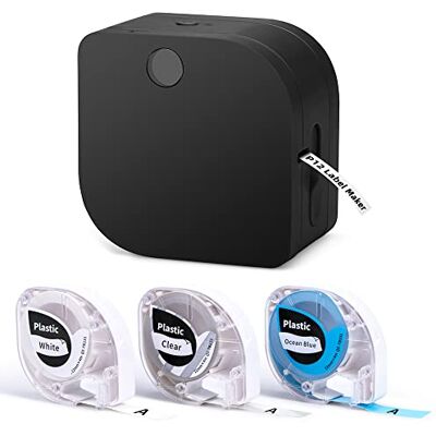 Phomemo P12 etichettatrice set con 3 rotoli, per Vestiti e Scuola 3-in-1: Etichette adesive, termoadesive e nastri di raso. Con App Print Master. Ideale per vestiti, scuola, cucina e ufficio Phomemo P12 etichettatrice set con 3 rotoli, per Vestiti e Scuola 3-in-1: Etichette adesive, termoadesive e nastri di raso. Con App Print Master. Ideale per vestiti, scuola, cucina e ufficio