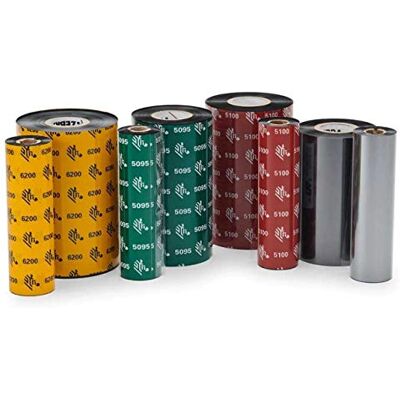 Zebra 03400ct11007 nastro cera/resina nero per zd420 6 pz Zebra 03400ct11007 nastro cera/resina nero per zd420 6 pz