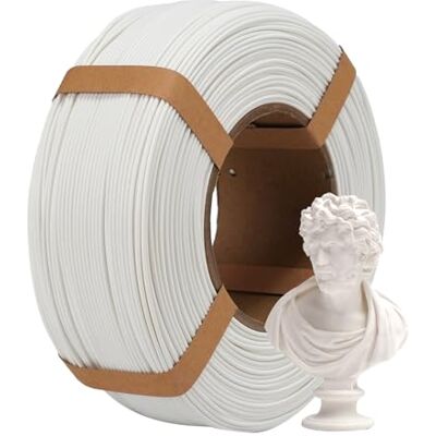 eSUN Matte PLA Refill Filamento 1.75mm 1kg Bianco Crema eSUN Matte PLA Refill Filamento 1.75mm 1kg Bianco Crema