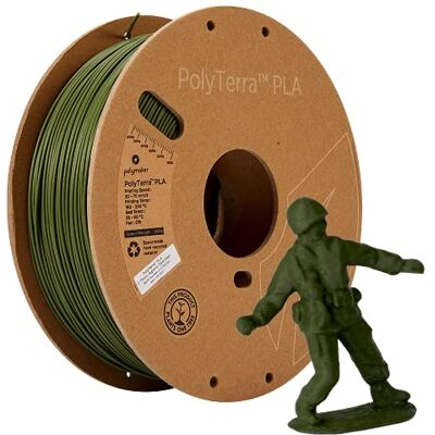 Polymaker PolyTerra PLA Army Dark Verde 1.75mm 1kg Polymaker PolyTerra PLA Army Dark Verde 1.75mm 1kg