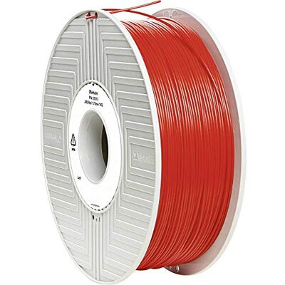 Verbatim Cartuccia del Filamento ABS Rosso 55013 1.75 mm 1 kg Verbatim Cartuccia del Filamento ABS Rosso 55013 1.75 mm 1 kg