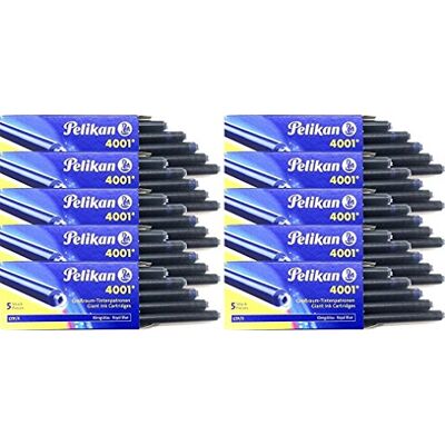 Pelikan 310748, confezione da 10 cartucce grandi, blu reale Pelikan 310748, confezione da 10 cartucce grandi, blu reale