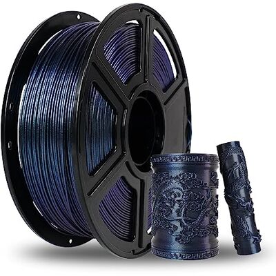 FLASHFORGE Filamento PETG 1,75 mm, filamento per stampante 3D Chameleon Color Shift, cambia colore con la luce e gli angoli, bobina da 1kg (2,2libbre), precisione dimensionale ±0,02mm (Burnt Titanium) FLASHFORGE Filamento PETG 1,75 mm, filamento per stampante 3D Chameleon Color Shift, cambia colore con la luce e gli angoli, bobina da 1kg (2,2libbre), precisione dimensionale ±0,02mm (Burnt Titanium)