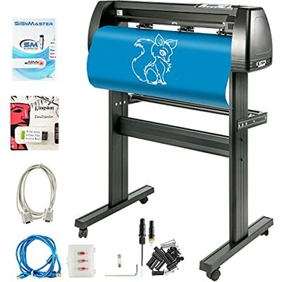 VEVOR Plotter da taglio in vinile, 720 mm, taglierina per vinile, 10-500 g Per tagliare adesivi in carta crespa per adesivi auto, cartelli stradali, palloncini, caschi, massimo Larghezza di taglio di VEVOR Plotter da taglio in vinile, 720 mm, taglierina per vinile, 10-500 g Per tagliare adesivi in carta crespa per adesivi auto, cartelli stradali, palloncini, caschi, massimo Larghezza di taglio di