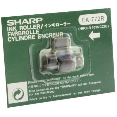 Sharp EA772R Rullo inchiostro, Rosso/Nero Sharp EA772R Rullo inchiostro, Rosso/Nero