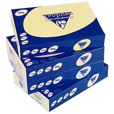 Clairefontaine 500 Fogli Carta Trophee A3, Daffodil Clairefontaine 500 Fogli Carta Trophee A3, Daffodil