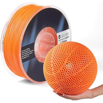 sainsmart PEBA High Rebound 90A Filamento flessibile, 1 kg, super PU con rimbalzo al 78%, 20% più leggero e doppio della velocità, spessore basato su nylon, 1,75 mm, arancione sainsmart PEBA High Rebound 90A Filamento flessibile, 1 kg, super PU con rimbalzo al 78%, 20% più leggero e doppio della velocità, spessore basato su nylon, 1,75 mm, arancione