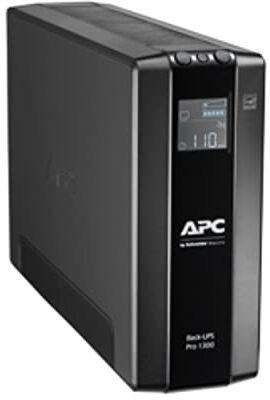 APC by Schneider Electric Back UPS PRO BR1300MI Gruppo di Continuità UPS, 1300VA, 8 Uscite IEC, Interfaccia LCD, Protezione Linea Dati da 1 GB