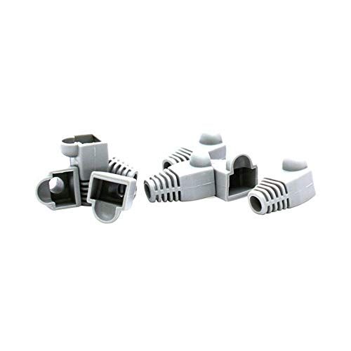 Vultech SN21424 W/H Gommini RJ45 Copri Plug, Confezione da 50 Pezzi, Bianco [Italia]